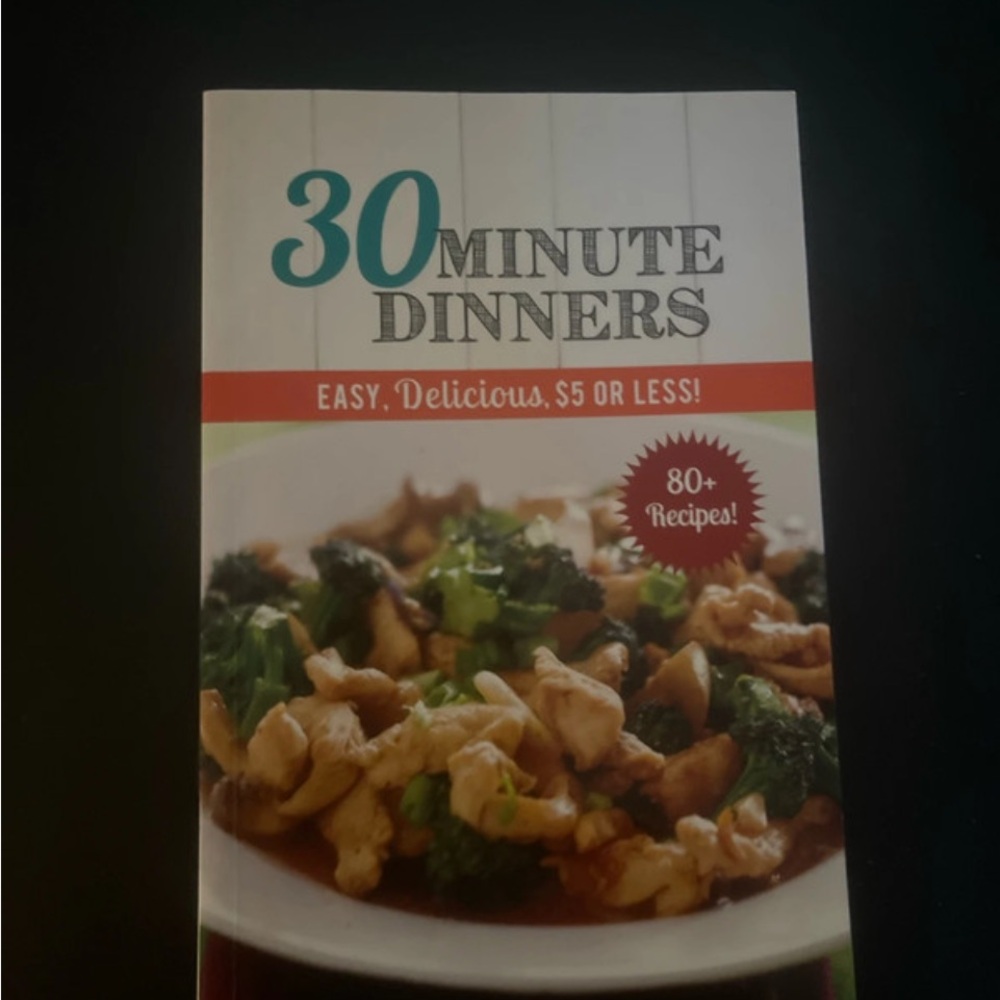 Quick & Easy Dinners Cookbook with Vibrant Cover